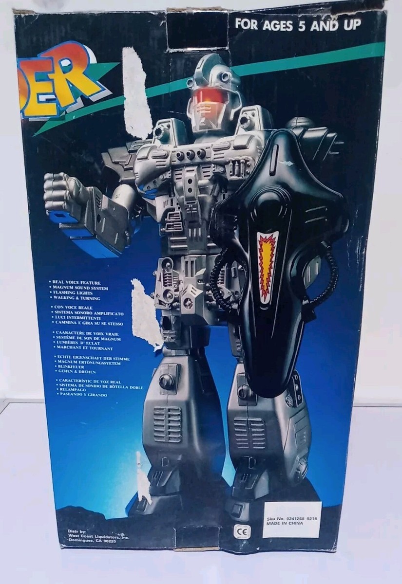 90's Vintage Robot Commander Walking Talking Battery
