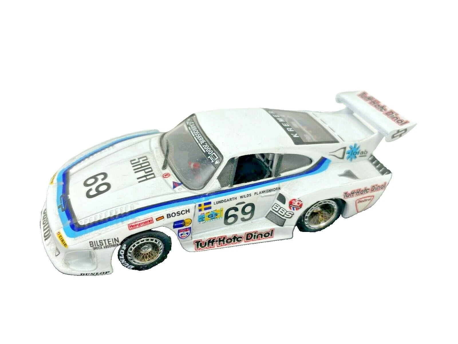 Autos de carrera Diecast Blanco 1980 año del vehículo