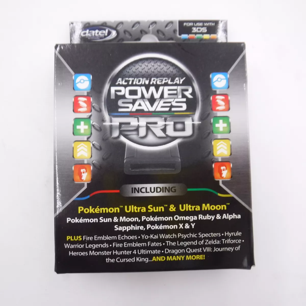 Datel Action Replay Power Saves for 3DS & 2DS Cheat Codes Pokemon Ultra Sun  Moon