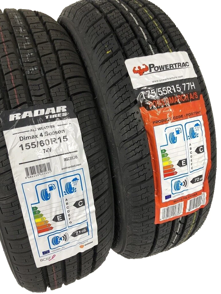 Ganzjahresreifen smart fortwo 451 Allwetter 155 175 vier Stück FABRIKNEU