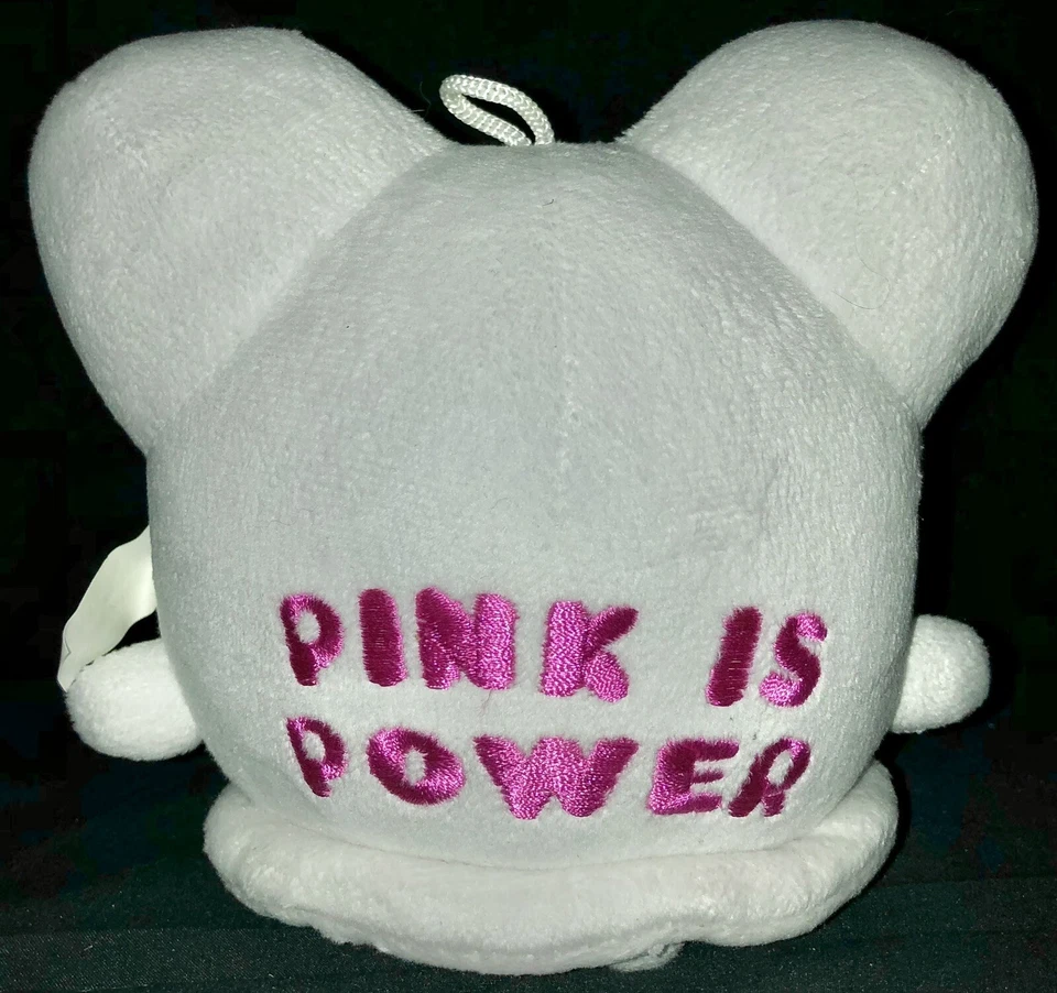 Buff Monster Pink Is Power 5” Plushie Vanilla Ice Cream Scoop Melty Misfits Art - Image 2 of 4