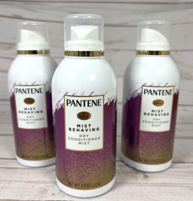 Pantene Pro-V Mist Behaving Dry Conditioner Hair Mist 3.9oz (3 Pack)