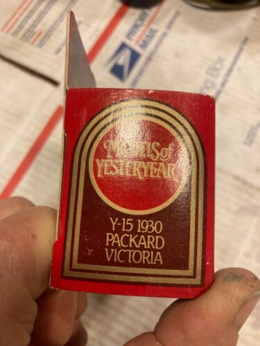 VINTAGE NIB MATCHBOX MODELS OF YESTERYEAR 1930 PACKARD VICTORIA, #Y-15 WOW!! - Picture 3 of 3