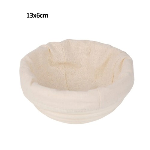 1BREAD PROOFING BASKET 13.6cm Baking Bowl Dough for Bakers Round w/ Scraper - Picture 2 of 7