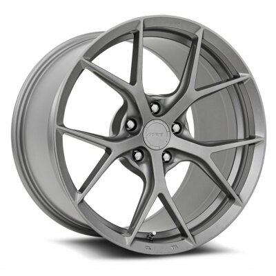 MRR FS06 MATTE GUNMETAL 20x9 / 21x12 WHEELS RIMS FIT CORVETTE C8