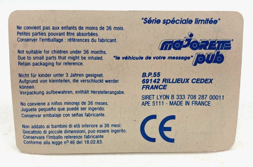 40172B MAJORETTE / FRANCE / MAJOPUB / RENAULT EXPRESS MAJUSCULE - Picture 4 of 4