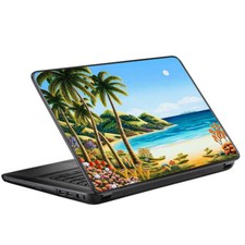 Skin Decal for HP 2000 Laptop 2013-14 15.6" 15" / Beach Water Palm Trees