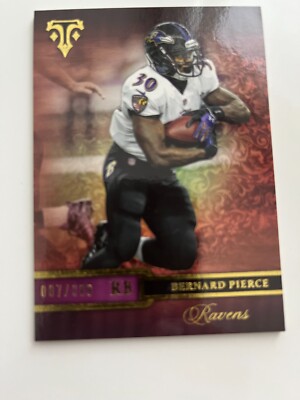 BERNARD PIERCE 2014 Topps Triple Threads Football #18 Purple #'d/399