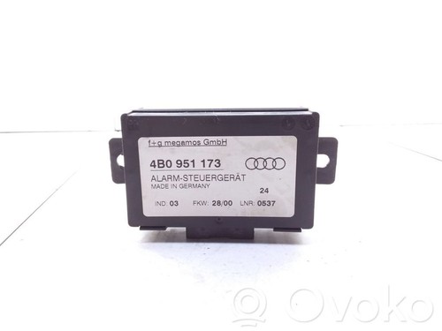 AUDI A6 C5 Steuergerät Alarmanlage 4B0951173 2.5 Diesel 1998 28399854