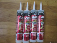Lot of 4 DAP 9.0 fl oz AMP Kitchen  Bath CLEAR Sealant 75351