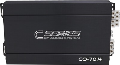 AUDIO SYSTEM 4 Kanal Endstufe CO 70.4 Verstärker 4x70/ 110 Watt/ RMS Auto KFZ  