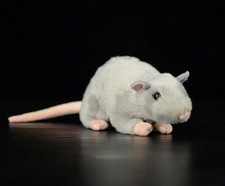 Grey Rat Mouse 6.5 Inch Stuffed Animal Plush Toys Toddler Doll Kids Gifts