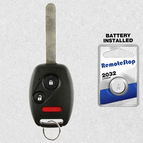 Car Key Fob 2007-2010 Honda Civic EX Remote Key Fob Uncut Shell Case - Black, No Programming Needed (Replacement Housing) Honda Civic Key Fob Shell - Foto 3