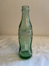 1972 Green 6 1/2 oz COCA-COLA BOTTLE Printed Boston MA Anchor Hocking