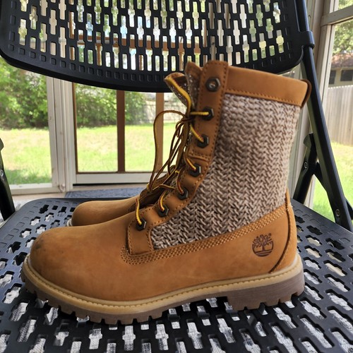 Timberland Wheat Open Weave \u0026 Leather 