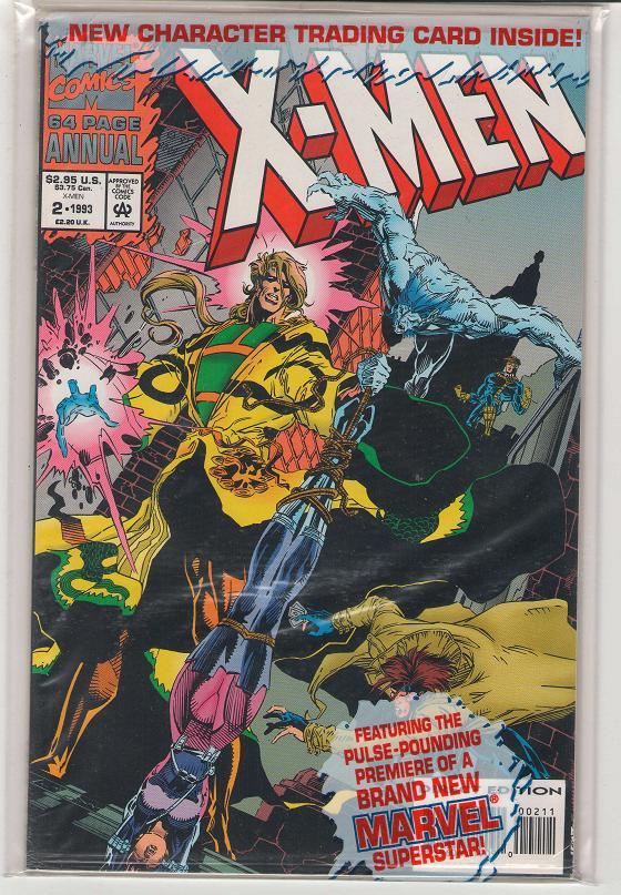 X-men Annual #2 polybagged sealed Wolverine Gambit Cyclops Rogue