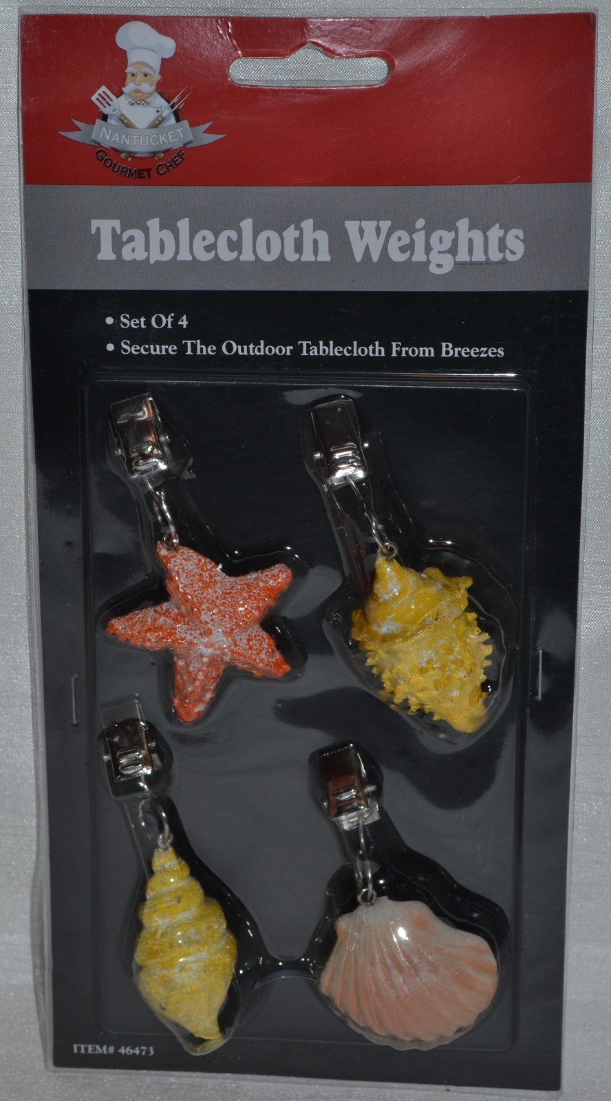 Tablecloth Weight Set-Seashell~Starfish~Beach~Ocean-Nautical~Sea ...