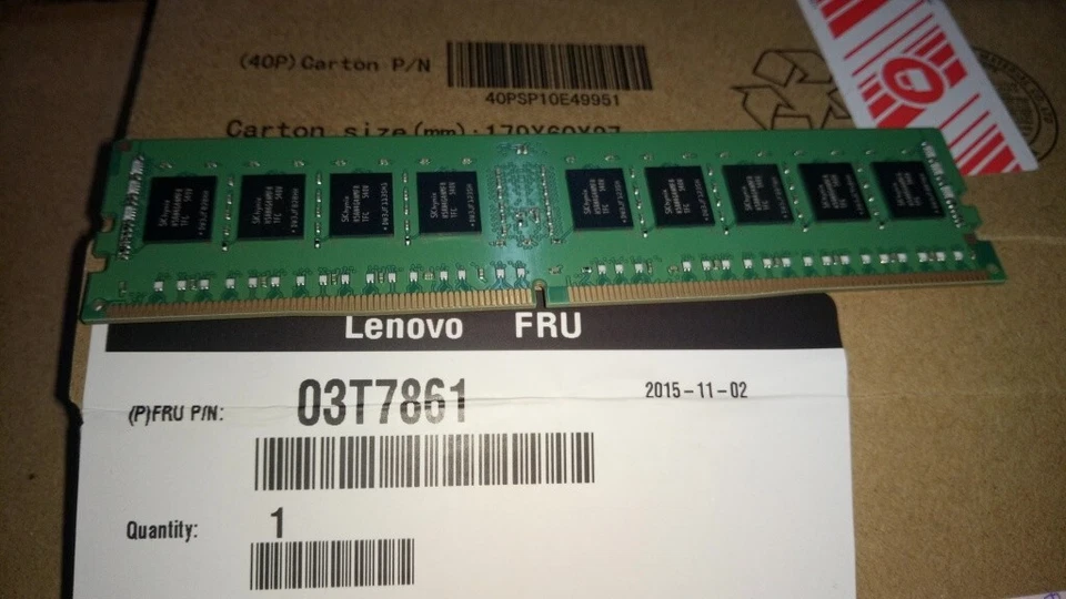 LENOVO 03T7861 8GB (1X8GB) PC4-17000 DDR4-2133MHZ SDRAM MEMORY - Image 2 of 3