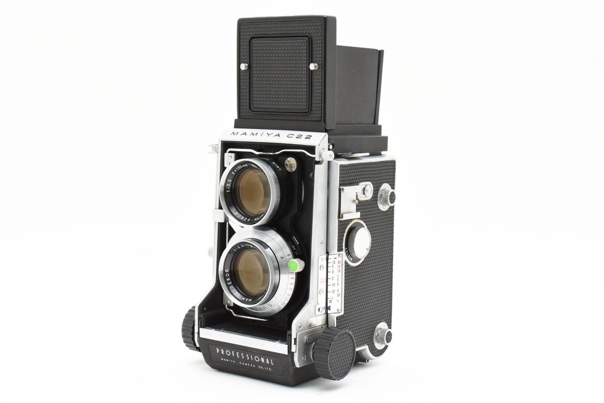MINT+】 Mamiya C22 Pro TLR Film Camera w/ Sekor 105mm f3.5 Lens