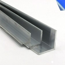 Aluminium Winkelprofil 80x20x2mm Anthrazit - Pulverbeschichtet RAL 7016 1000mm