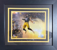 Tj Watt Framed Autographed Photo Pittsburgh Steelers NFL COA 10x8 Silver Ink