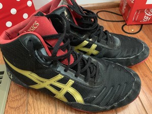 asics jb elite black and gold