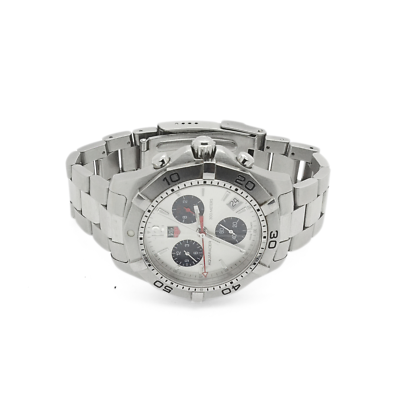 TAG HEUER Aquaracer Stainless Steel Silver Mens Watch 44mm