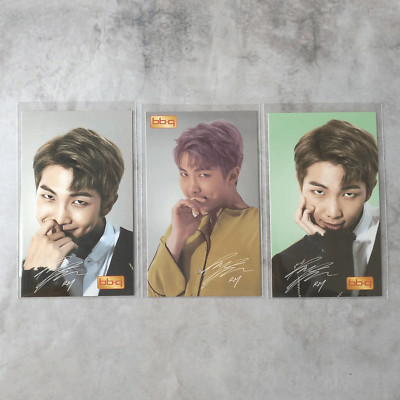BTS 2016 BBQ Official Photo Card Complete Set - RM Set of 3