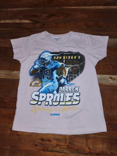 San Diego Chargers Darren Sproles Tee Shirt Lightning in A Bottle Pink SZ Small - Picture 6 of 8