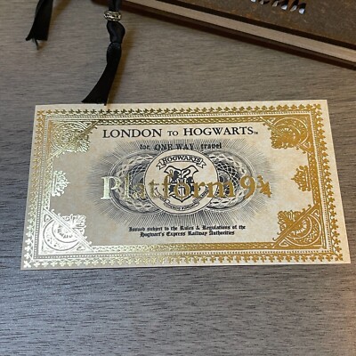 Harry Potter Train Tickets London Platform 3/4 Birthday