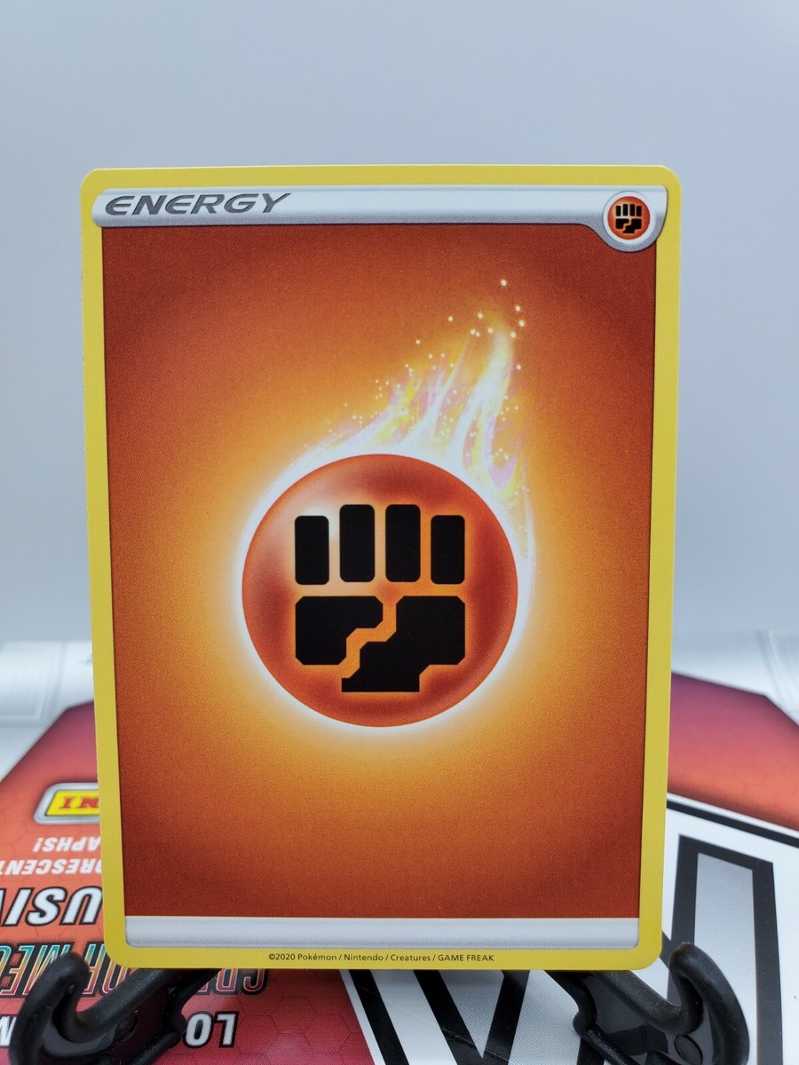 2021 Pokemon TCG Evolving Skies Series Fighting Type Energy Card