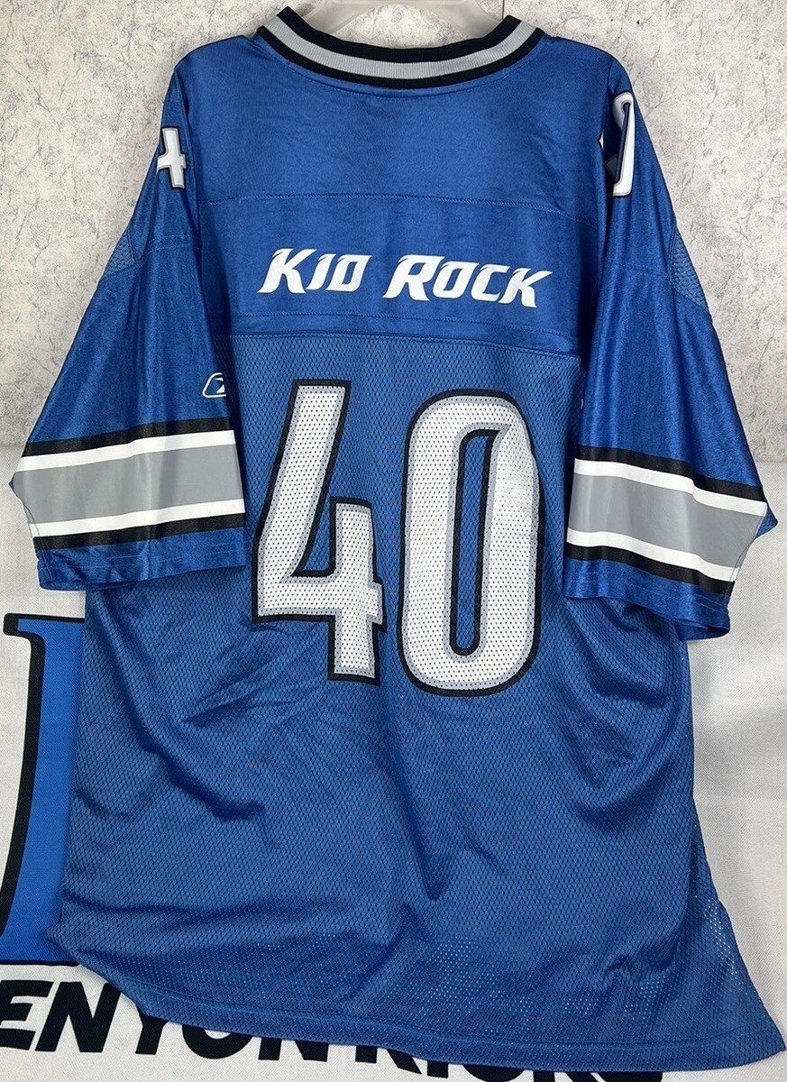 Size XL Detroit Lions Kid Rock 40th Birthday Bash Concert Jersey