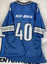 Size XL Detroit Lions Kid Rock 40th Birthday Bash Concert Jersey NFL Reebok 2011