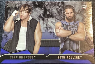 2016 Topps WWE Then Now Forever WWE Rivalries #3 Seth Rollins vs. Dean Ambrose