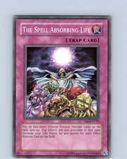 Yu-Gi-Oh TCG The Spell Absorbing Life DR1-EN159 Unlimited Common Card Played LP