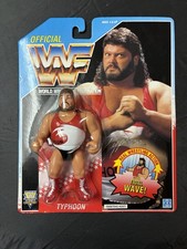 1992 Hasbro WWF Series 3 Typhoon MOC Ships In a Defender Very Nice Card