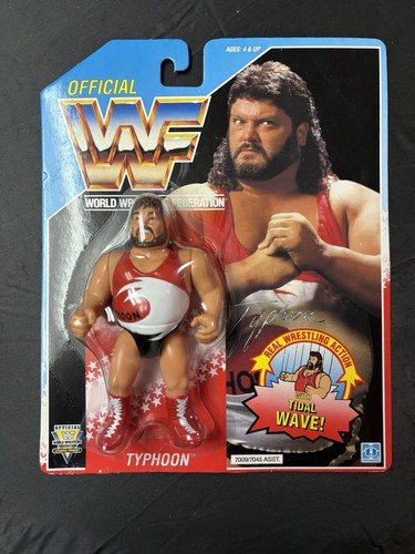 1992 Hasbro WWF Series 3 Typhoon MOC Ships In a De...