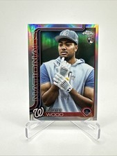 2025 James Wood Topps Chrome Update Image Variation RC SSP #USC95 Nats 📈🔥