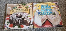 VINTAGE The Pampered Chef Recipe Books, Kids In The Kitchen/Stoneware Sensations