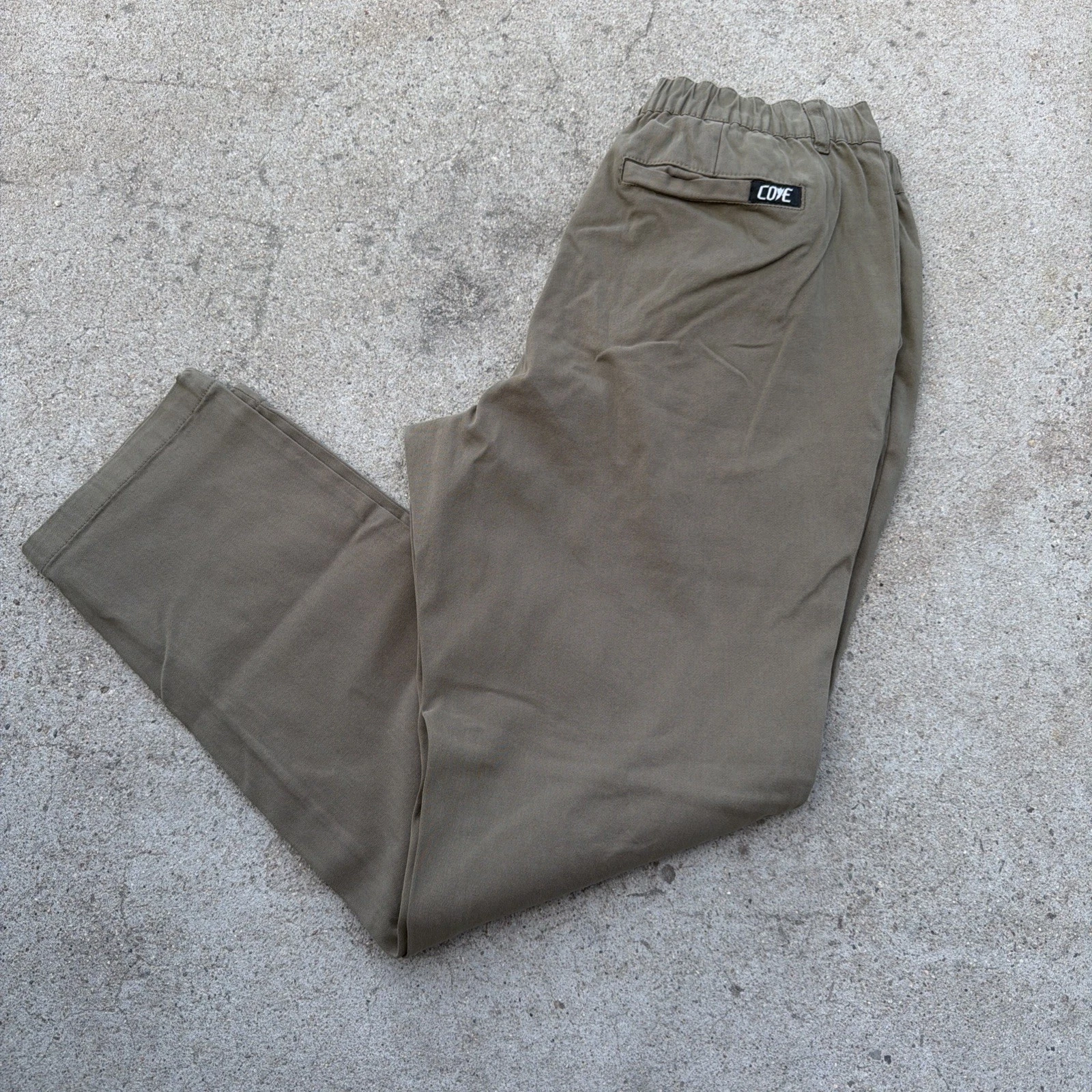 Cove USA Chino Pants Men’s 34 Olive Green Stretch Waist Elastic Athleisure
Opens in a new window or