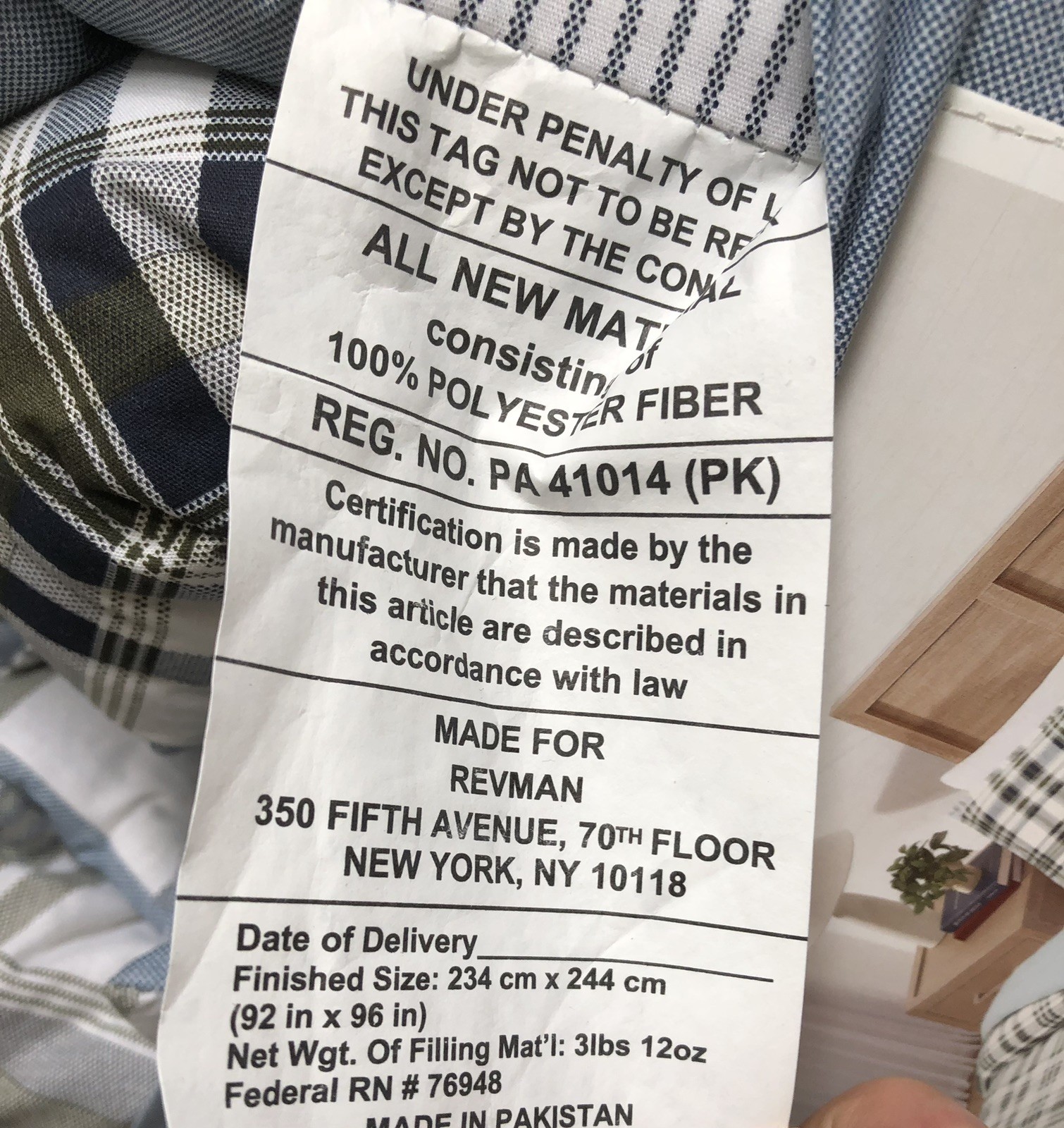 NWT Tommy Hilfiger Full/Queen 3-pieces Multicolor 100% Cotton Comforter Set thumbnail 12