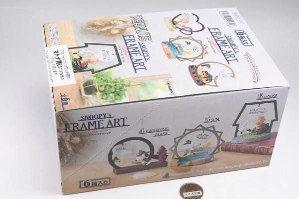 Re-ment SNOOPY Frame Art Collection 6pcs Complete Box Full set of 6 - Bild 2 von 2
