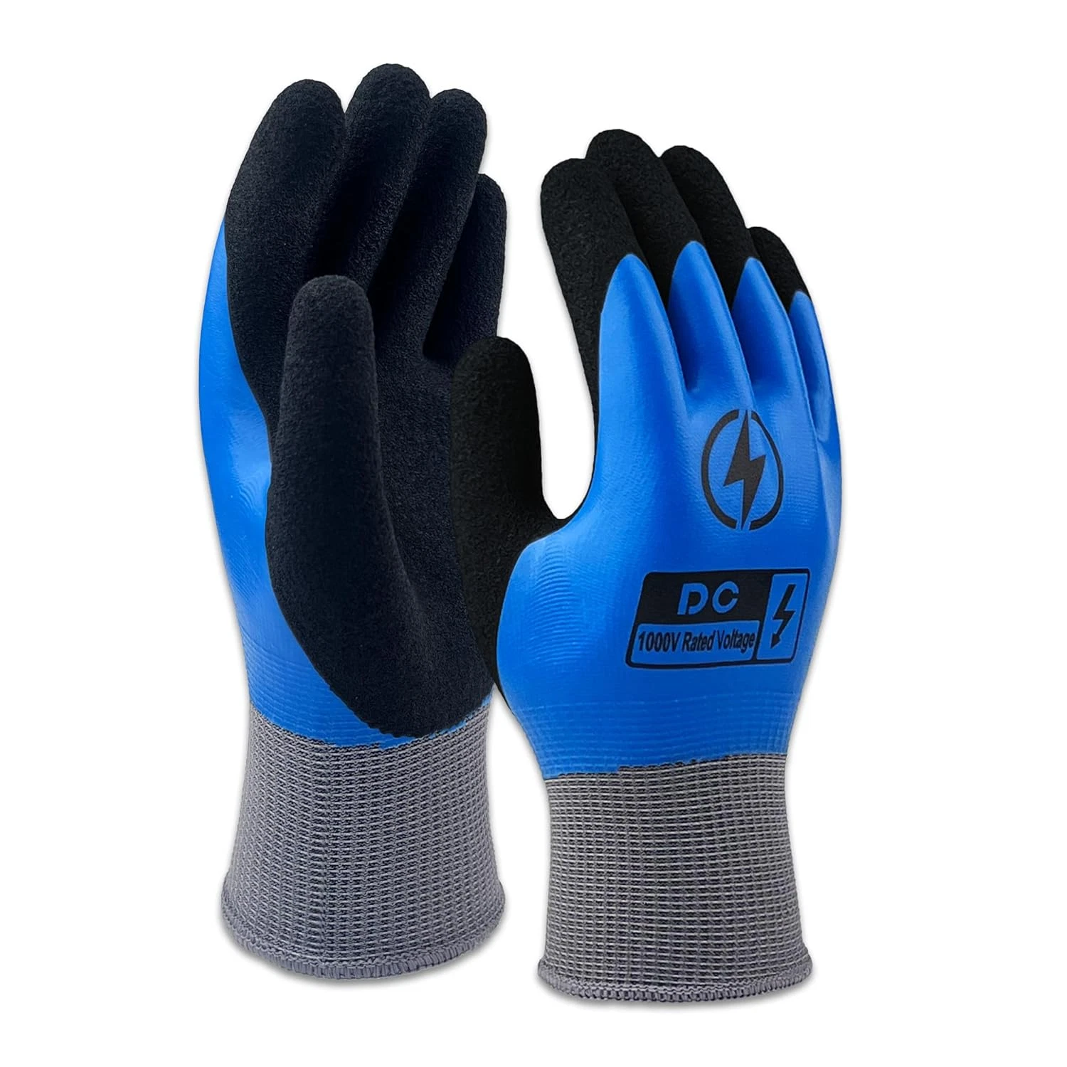 Insulated Electrician Gloves 1000V,ASTM D120 Certified High Voltage Resistant Fl