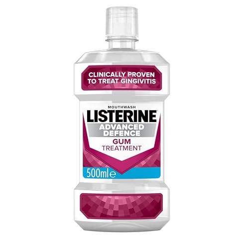 Listerine Advanced Defence Gum Treatment Mouthwash (500ml), Clinically Proven to
