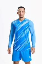 KELME Mens Blue Sz Medium Padded Goalkeeper Soccer Jersey & Shorts Set NEW NWT