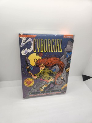 VTG Cyborgirl Pinball PC Big Box Version 2004 Game 3.5'' Disk New & Sealed Box