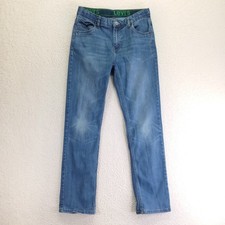 Levis 511 Slim Fit Jeans Boys Size 18 Reg W29 L31 Medium Wash Blue Denim