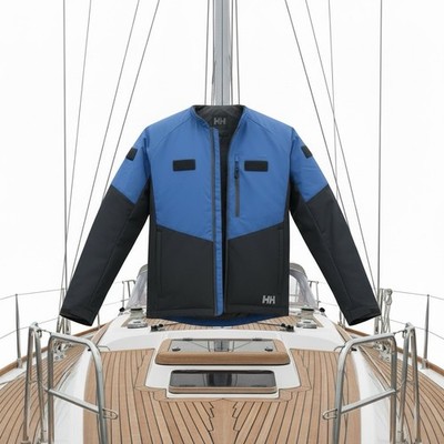 Helly Hansen NEW mens Hybrid Insulator Jacket Sailing Blue Large performance