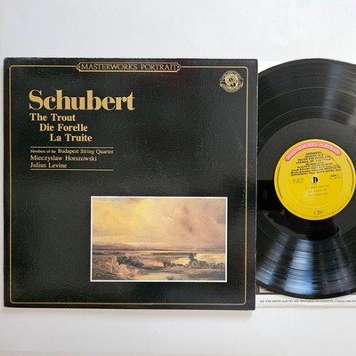 Tested NM 1983 LP: Schubert The Trout Quintet For Piano & Strings In A Major CBS