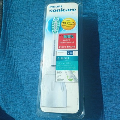 2 Pack Philips Sonicare Genuine E-Series HX7022 Replacement Toothbrush Heads